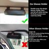 Universal Car Glasses Case Sun Visor Storage Sunglasses Frames Portable Auto Glasses Holder Car Interior Storage Accessories