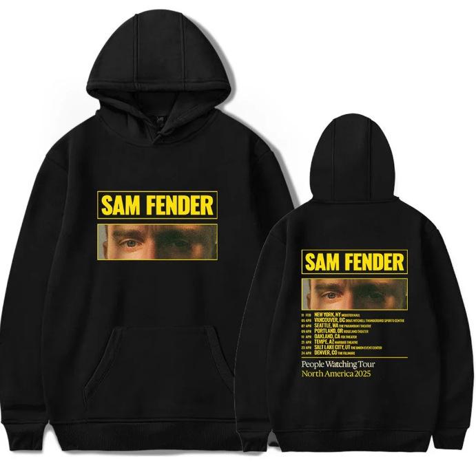 

European Fit Autumn/Winter Hooded Sweatshirt - Custom Printed, Polyester Fiber Large