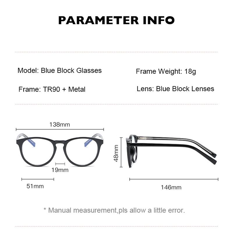Fashion Anti Blue Rays Reading Glasses For Women Far Sighted 0.00 ~ +6.00