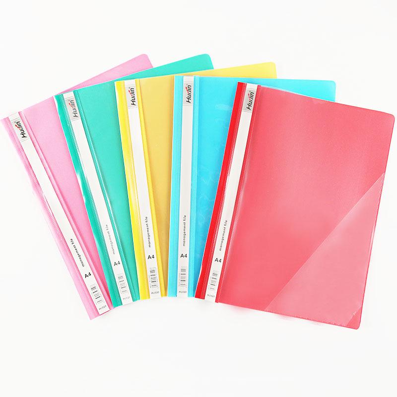 A4 Transparent Two-Page Binder Folder with Two Holes 320