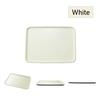 Asahi Koyo Antibacterial Rectangular White Tray, 43cm, Non-Slip, Stylish, 1 Tray
