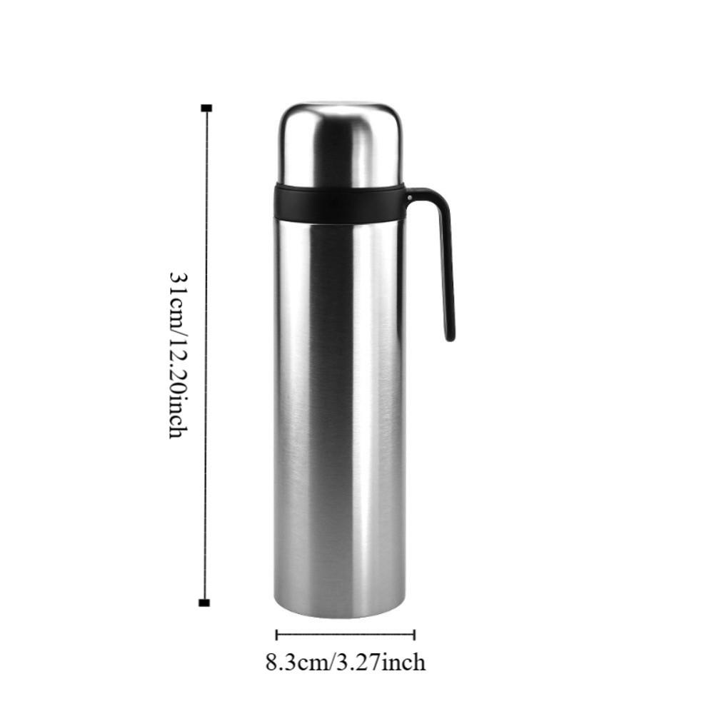 Termo Botella para Yerba Mate de Acero Inoxidable Doble Pared Aislado Botella de Agua Taza Térmica Viaje