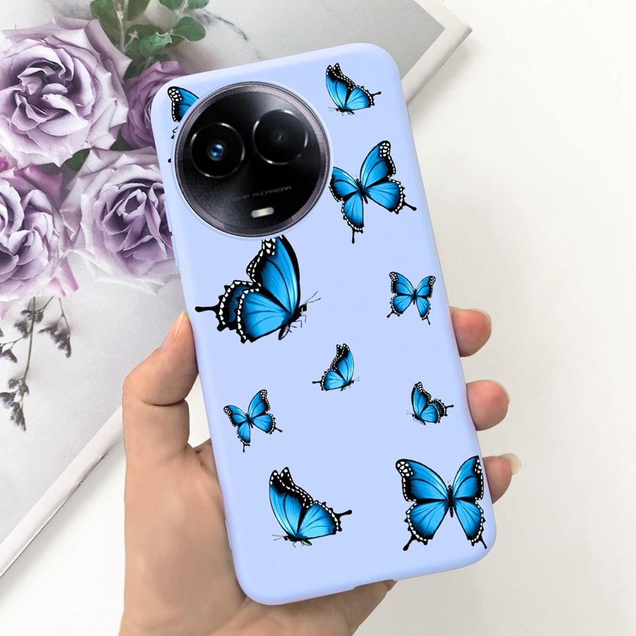 Shockproof Case For Realme 11 5G / Realme 11X Phone Cover Fashion Girls Soft Silicone Funda For Realme11 11 X 2023 RMX3785 Coque