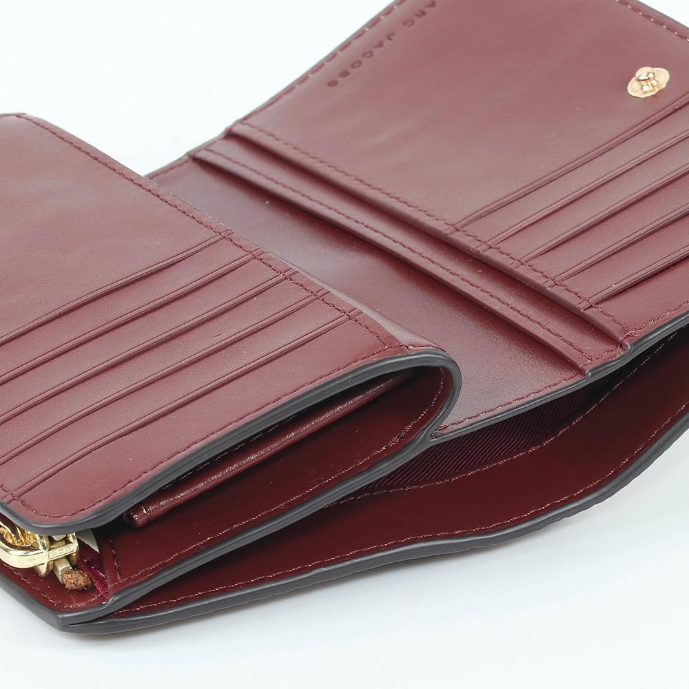 Marc Jacobs Wallet S104L01SP21 214 Mini Cognac Bi-fold Wallet, Outlet, Women's, [Used]