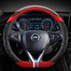 Car Steering Wheel Cover D Shape Leather For Opel Astra 2015- Corsa Combo Mokka 2018- Grandland X Ignia CT 2017-