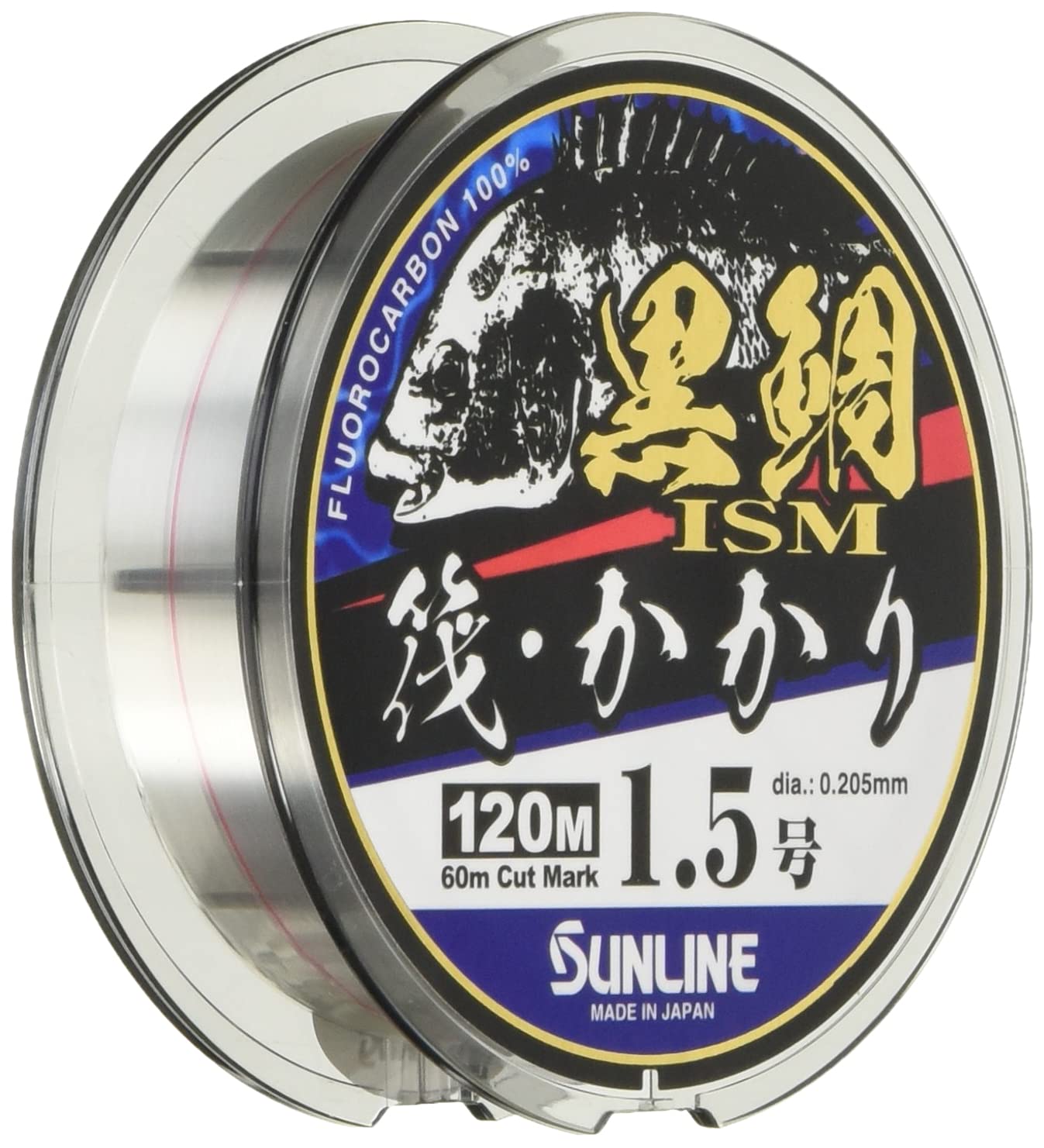 

SUNLINE Fluorocarbon Line Kurodaiism 120m Natural Clear Raft/Akari 1.5