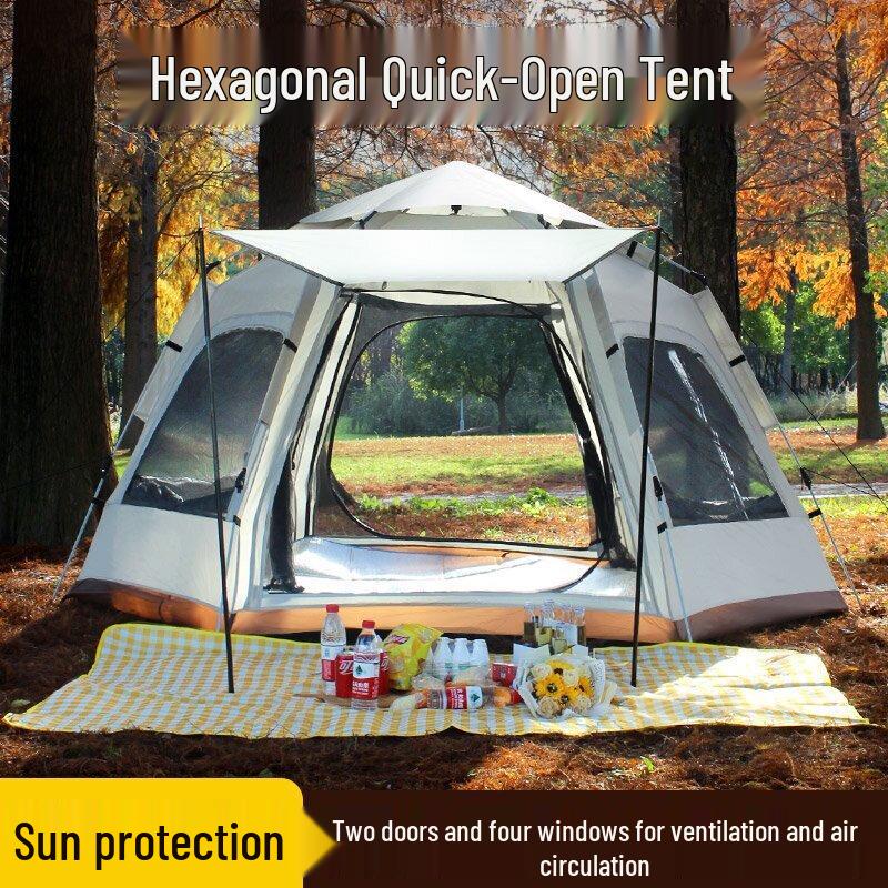 Meibo Quick-Setup Hexagonal Camping Tent