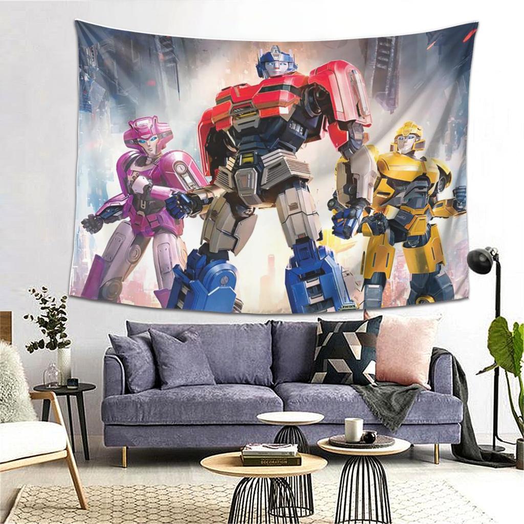 Optimus Prime Tapestry Wall Hanging Aesthetic Home Decoration Tapestries for Living Room Bedroom