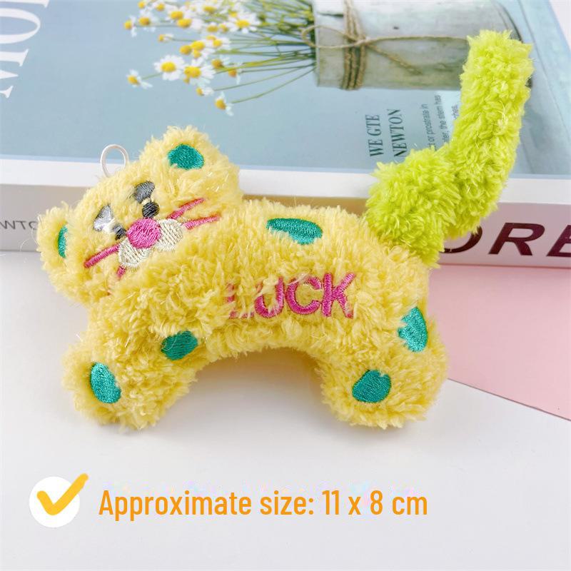 

Очаровательный плюшевый брелок и подвеска на сумку в виде кошачьего хвоста With Hanging Hole [Finished Product] жёлтый