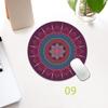 Vintage Bohemian Round Mouse Pad Computer 3D Game Anti Slip Mousepad Mat