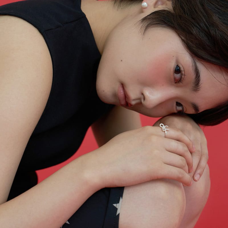 geegee [silver925] nature pearl earring