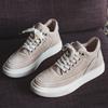 Italian Brand Fashionable Brown Thick Soled Sports Shoes Wear-resistant Non Slip Men's Casual Shoes Men's High Top Shoes