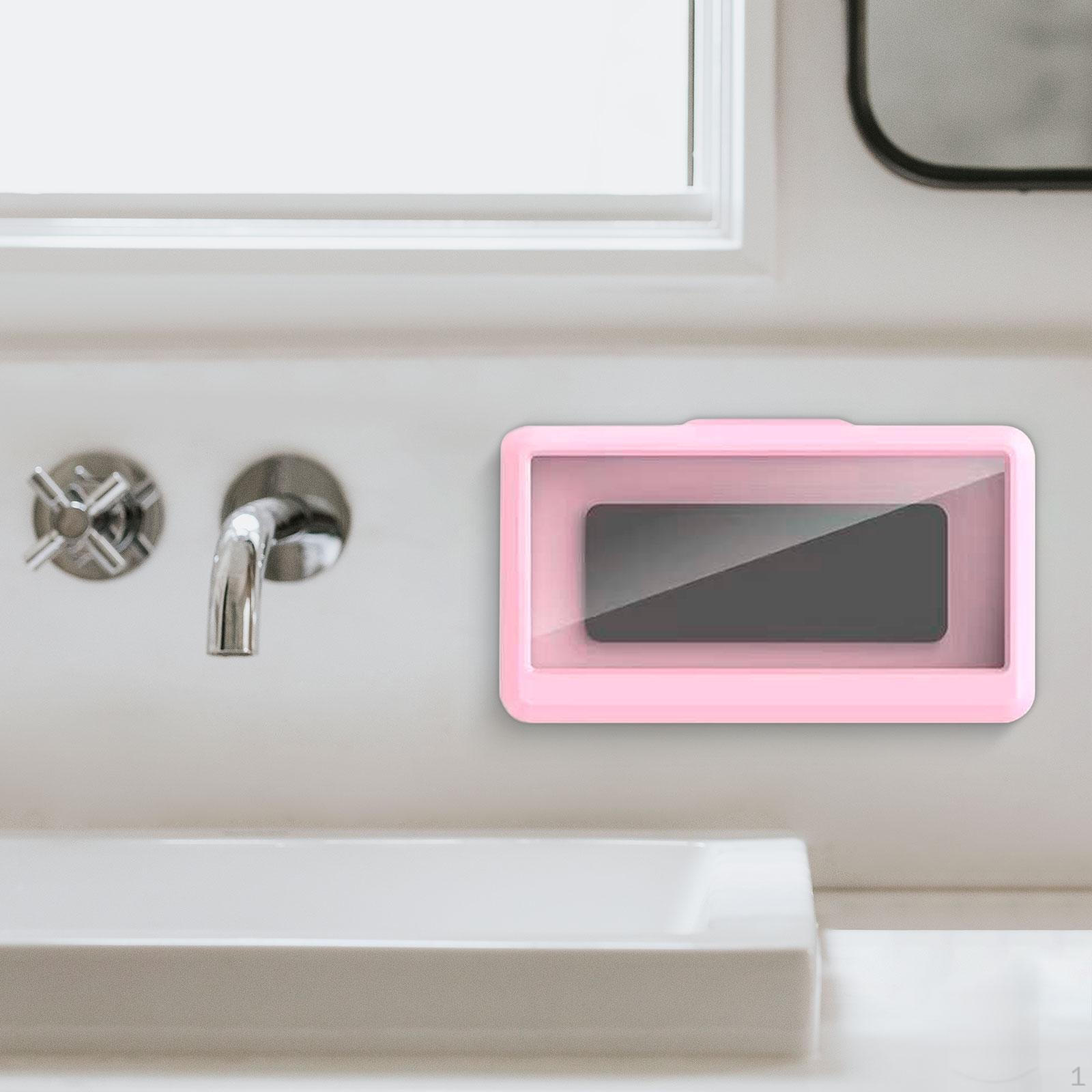 

Чохол для телефону з душем Водонепроникний мобільний телефон із можливістю обертання на стіну рожевий