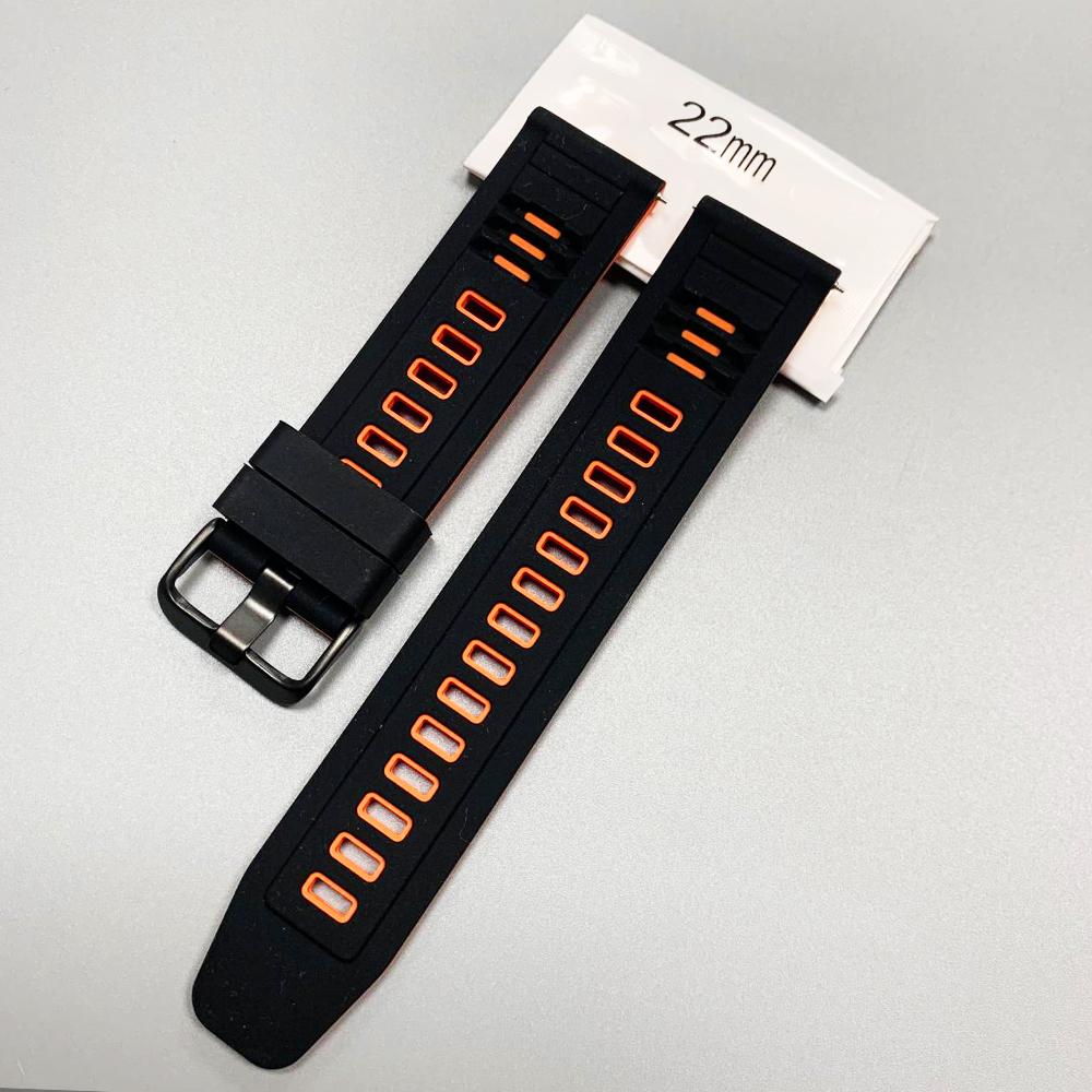 22mm Silicone Strap For Huawei Watch 5 4/GT6 Pro GT 6 5 4 3 46mm Replace Band For Amazfit Bip 6 5/BALANCE 2 GTR4 Sports Bracelet