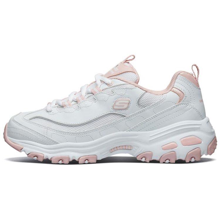 Skechers D`lites 1.0 Gs Pink/White