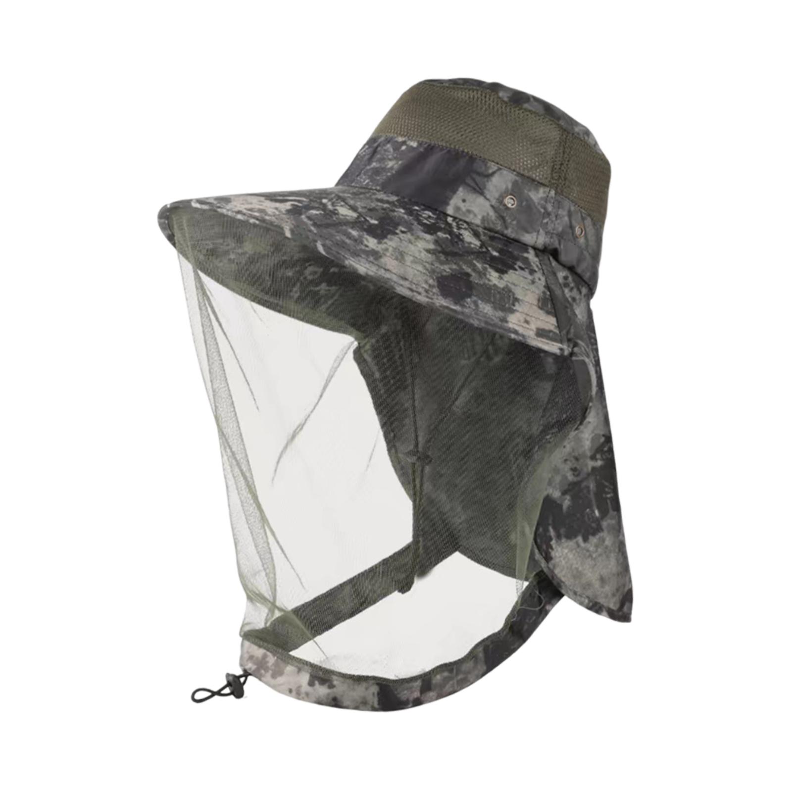 

Fishing Cap Mesh Bee Keeper Hat With Mosquito Net prevent Anti Sun UV For Men And Women Outdoor Traveling Fishing Camping
