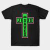 Asian Size Cotton Unisex Tshirt Print T-shirt Jesus Saves T-shirt No-Cut Print Regular Fit