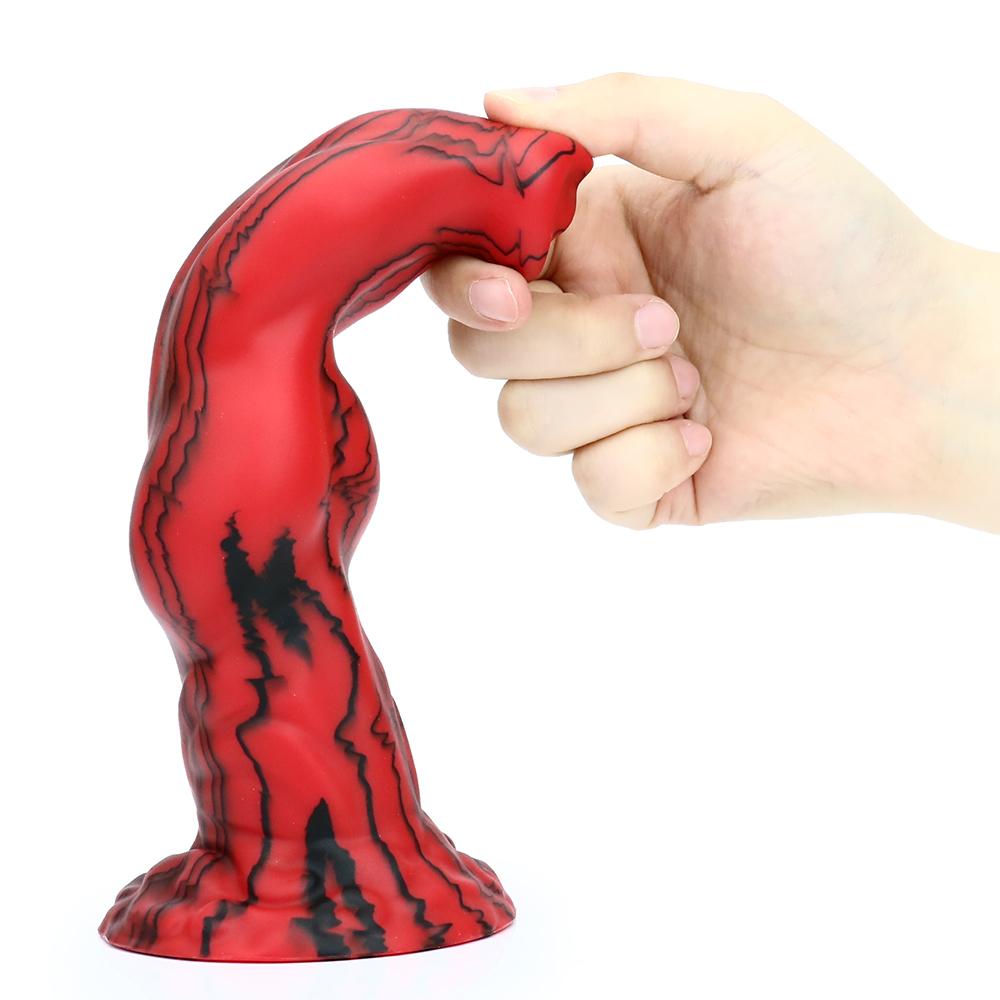 Silica Gel Huge Dildo Artificial Animal Penis Anal Sex Toy for Men Women Butt Plug G Spot Stimulator Erotic Masturbator