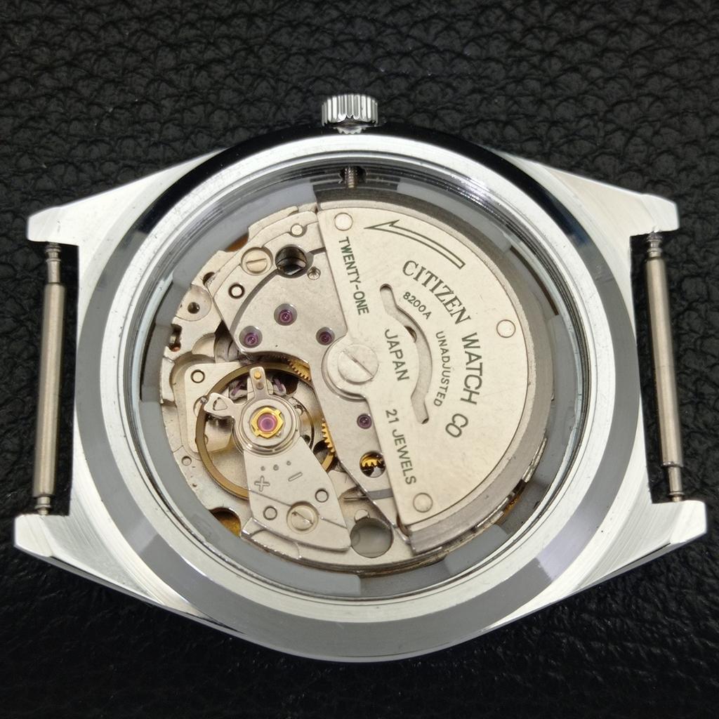CEAS BARBATESC AUTOMATIC CITIZEN RECONDITIONAT 8200 JAPONIA CADRAN CULOARE MARO A432347-2 R111-a432347