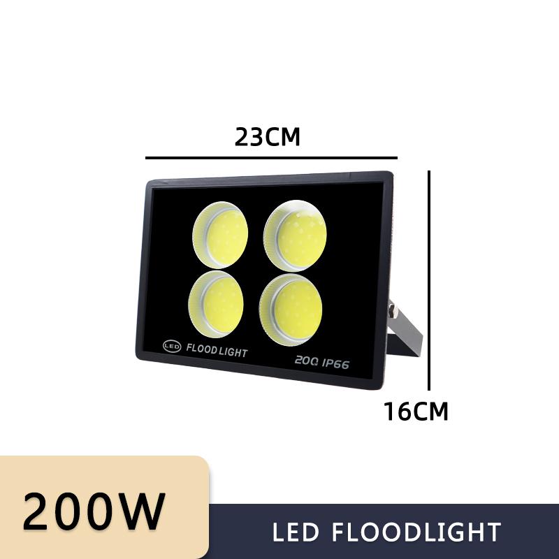 LED Flood Light IP66 Waterproof Outdoor Spotlight High Brightness COB Floodlight AC185-265V Garden Yard Stadium Street Lighting Lamp