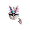 For Airpods 4 Case 2024,Pokemon Sylveon Ball Shockproof Protective Earphone Silicone Cover For Airpod 4 Case Keychain Girl Funda