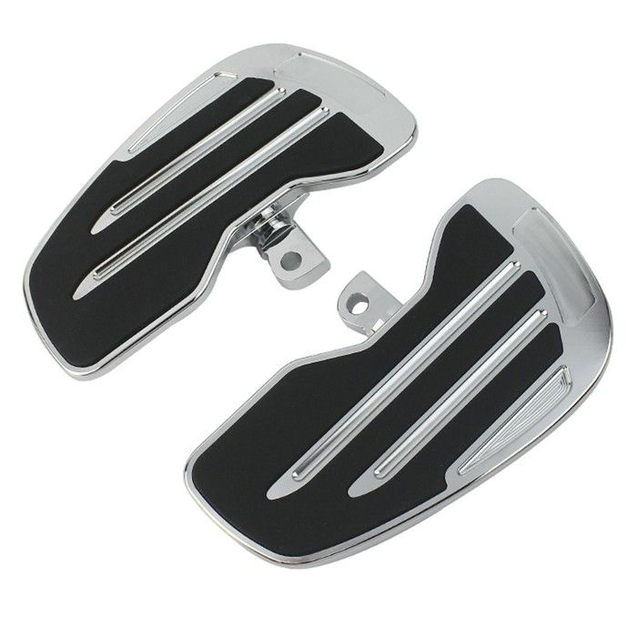 Front Rider Footboards Footrests for Harley Davidson Sportster TB1 Chrome