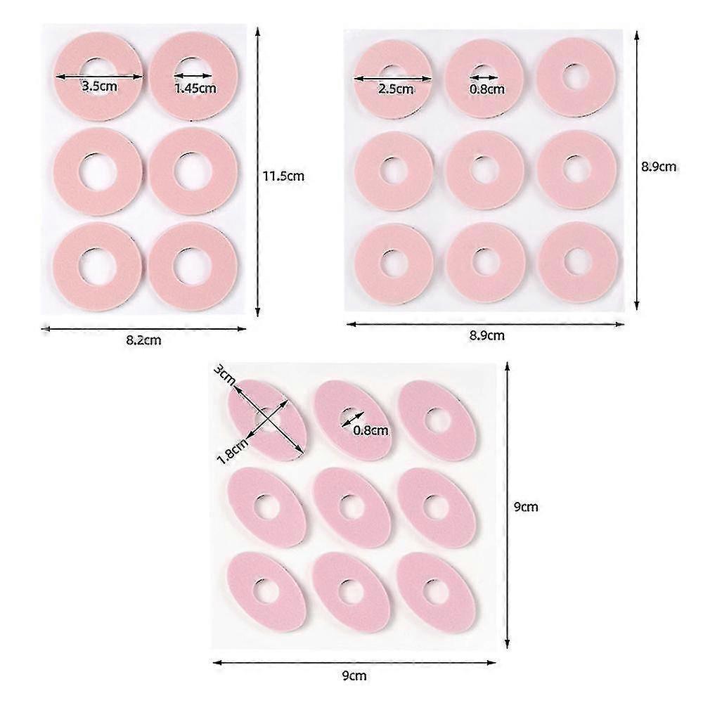 Round/oval Callus Foam Cushion Foot Pads Self-stick Waterproof Round S- Aespa