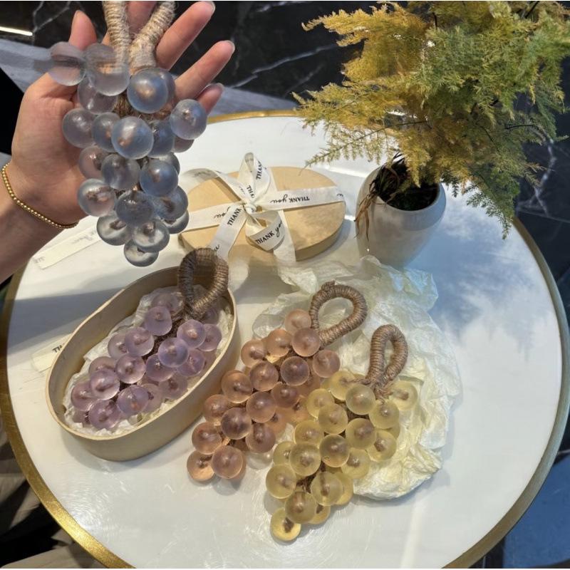 Crystal Grapes Handmade Soap String: Creative Bathroom Decoration & Unique Souvenir