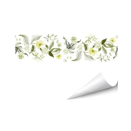 Flowers Wall Decals Peel And Stick Removable Floral Art Wall Stickers for Living Room Girls Room Nursery Bedroom