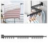 Heavy Duty Clothes Hanger Aluminum Space Saving Clothesline for Indoor - Three fold