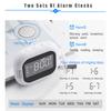 Vibrating Alarm Clock with FM Radio and Rechargeable 1800mAh Battery, for Heavy Sleepers, Elderly,