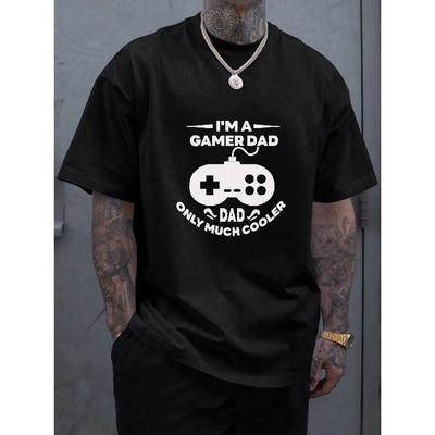 For Men T-shirt Multiple Color Game Console  Printed Cool Tee Oversize Top
