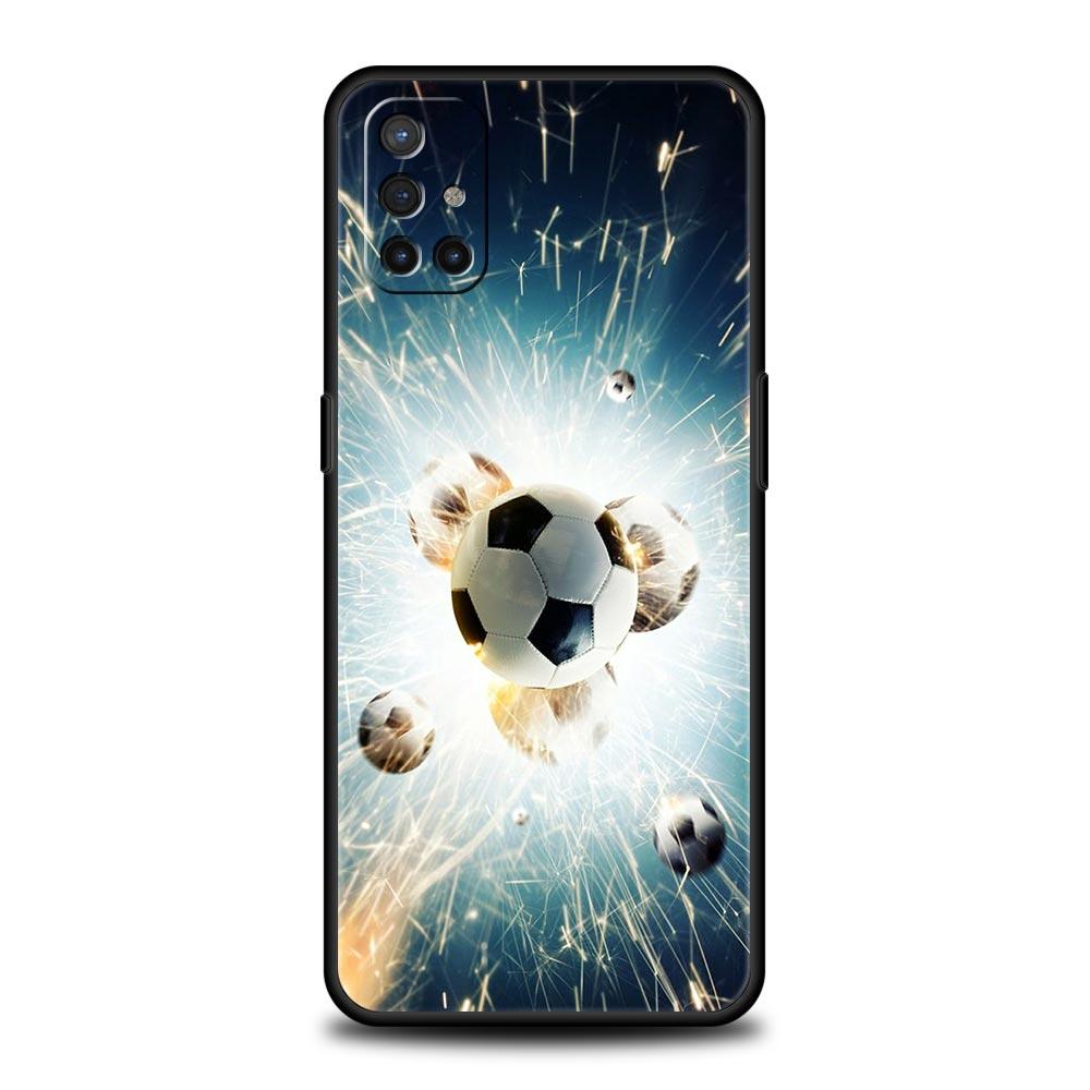 Чехол для телефона с футбольным мячом и футбольным полем для OnePlus 10 9 Pro 9T 10R 9R 9RT 8T 8 7 6T 7T Nord 2T CE 2 5G N200 N10 N100, мягкий чехол OnePlus 9