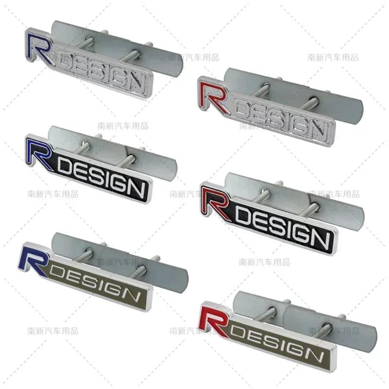1Pc RDESIGN 3D Metal Front Hood Grill Badge Emblem Decals for XC40 XC60 XC90 V90 S90 S60 V60 V40 C70 Car Styling Accessories