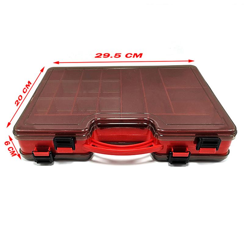 Fishing Tackle Boxes Large Space Double Multi-Function Lure Box Free Space