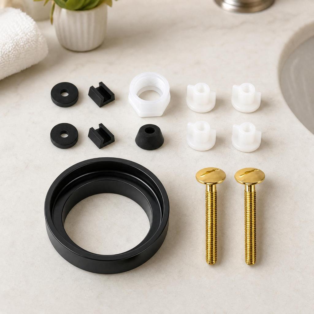 DIY Toilet Tank-to-Bowl Fastening and Gasket Kit AllComplete Universal