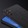 For Samsung Galaxy A35 5G Case Scratch-proof Wood Grain PU+PC+TPU Phone Back Shell