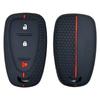 Rubber Car Key Fob Cover Silicone Protector Case Bag For Chevrolet Cruze Spark  Malibu Camaro 3 Buttons Remote Accessories