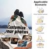 Customize Photo Customize Image Blanket Multi-purpose Customizable Blanket Durable Comfort Throw For Seaside Picnics Sofa Office Chair