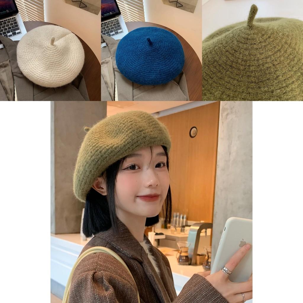 Chic Autumn Cotton Beret For Women Elegant And Comfortable Winter Headwear