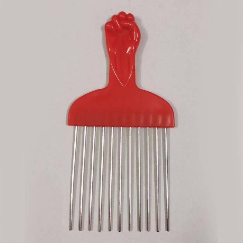 Metal Comb Hair Styling Fork Detangle Salon Men Hairdressing Oil Head Combs