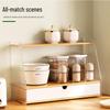Bamboo Kitchen Countertop Storage Rack