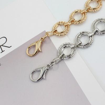Metal Waist Jewelry Chain Adjustable Body Link Belts Suit Dress Thin Waist Belt