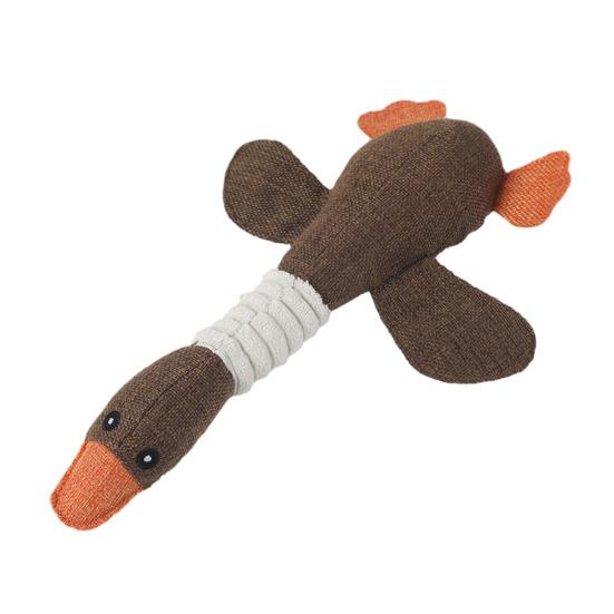 Pet Toys Biting-Resistant Sound Toy with Extended Neck Design Anxiety Relief Teeth Grinding Toy for Small Dogs Puppies