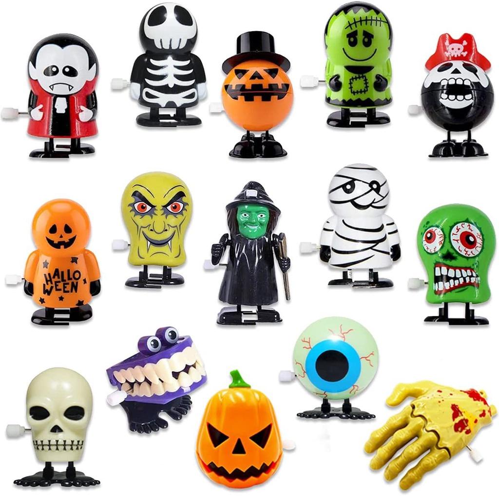 ABS Material Halloween Spielzeug für Kleinkinder Geist Vampir Skelett Springender Geist Zahn Kürbis