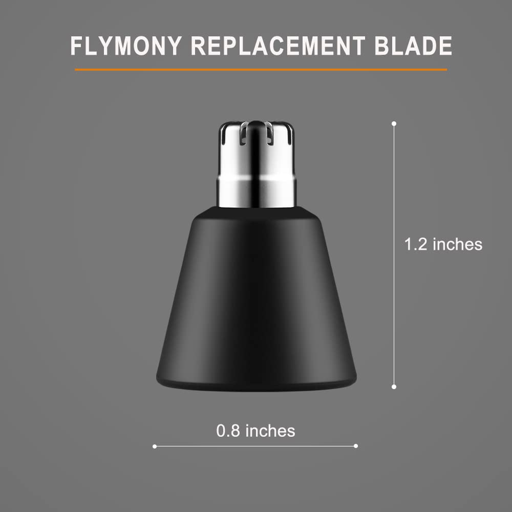 2 Pack Nose Hair Trimmer Replacement Blades for Manscaped Weed Whacker 1.0 & 2.0 - Hygienic Twist-On Trimmer Blades