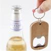 New Wooden Handle Beer Bottle Opener Wooden Solid Wood Beer Bottle Opener Stainless Steel Beer Bottle Opener
