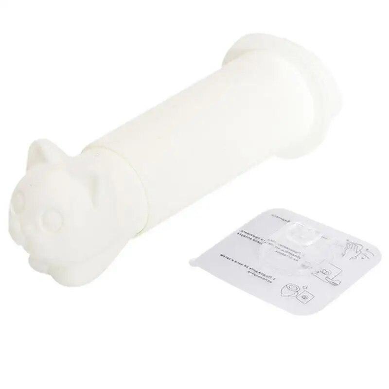 

1 шт., настенный держатель для туалетной бумаги, телескопический держатель для салфеток с мультяшным котом, диспенсер для кухонных рулонов, банная бумага, рулон полотенец белый