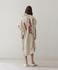 REVOIRSIS Rvis Terry Twoway Poncho Cream