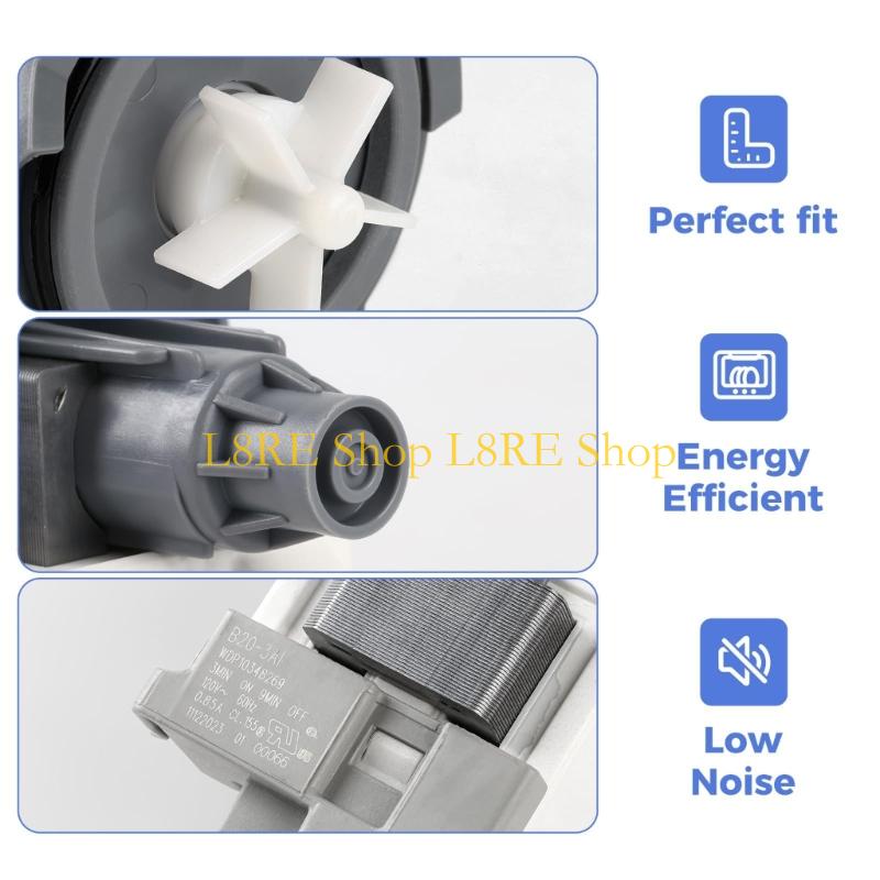L8RE Efficient Drain Replacement Washing Machine Drain Motor for Washer